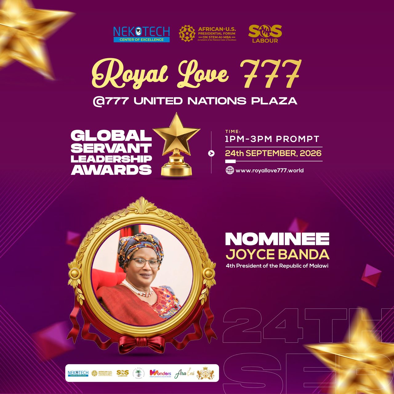 Global Servant Leadership Awards — Dr. Joyce Banda